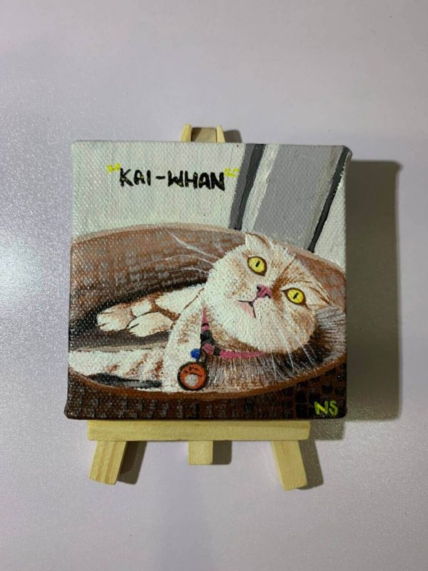 รูปวาดแมวอาร์ตๆ ภาพ kai-whan
